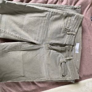 Sage green Loft jeans
